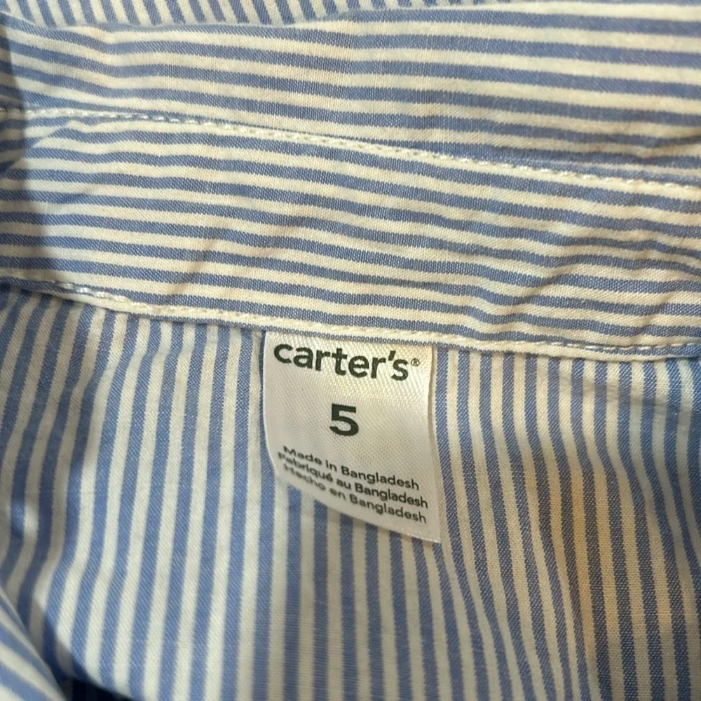 GAP kids & Carter’s blue  flower set size 5 GUC